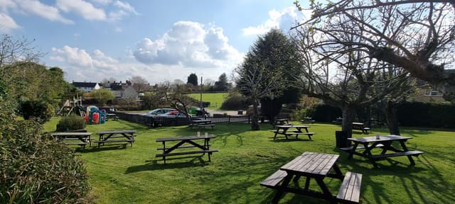 Garden picnic area
